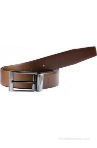 Global Leather Boys, Men, Girls, Women Formal, Casual, Party, Evening Tan, Black Genuine Leather Reversible Belt(Tan, Black)